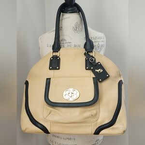 Leather shoulder bag EMMA FOX